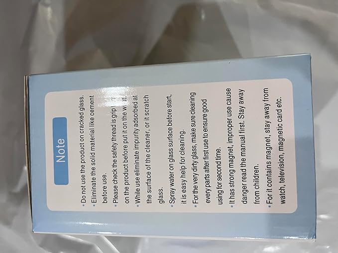 Magnetic Window Cleaner Glass Wiper Double Side Cleaning for 15-24mm Double Glazed Window Glass Surface Magnetic Strong Cleaning Brush Tool