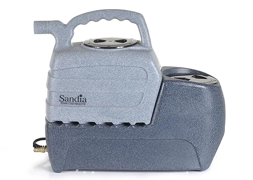 Sandia 50-2000 Spot-Xtract Commercial Extractor with Clear Viewith Plastic Hand Tool 2 Gallon Capacity