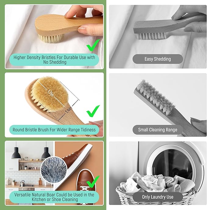 Laundry Stain Remover Brush Pin Brush for Dogs
