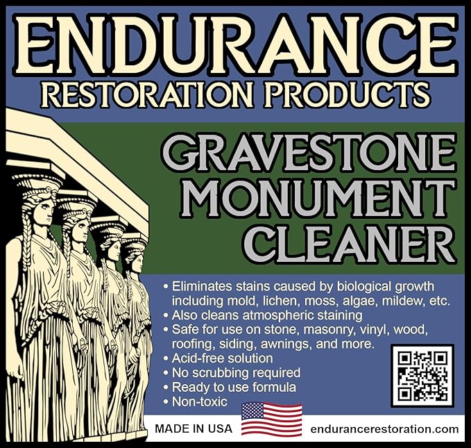 Endurance Gravestone &amp Monument Cleaner - 1 Gallon