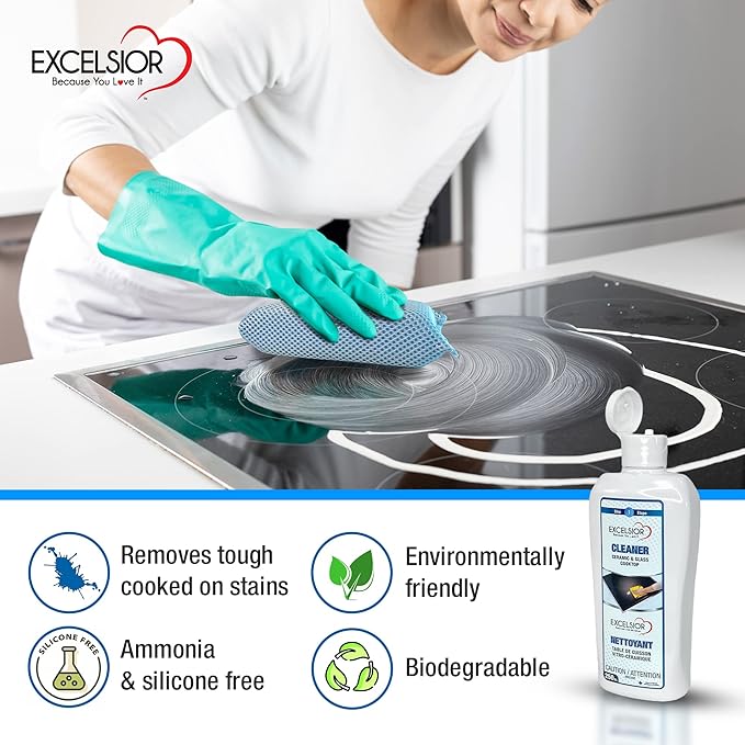 Excelsior HE Ceramic and Glass Cooktop Kit 12.5 Ounce