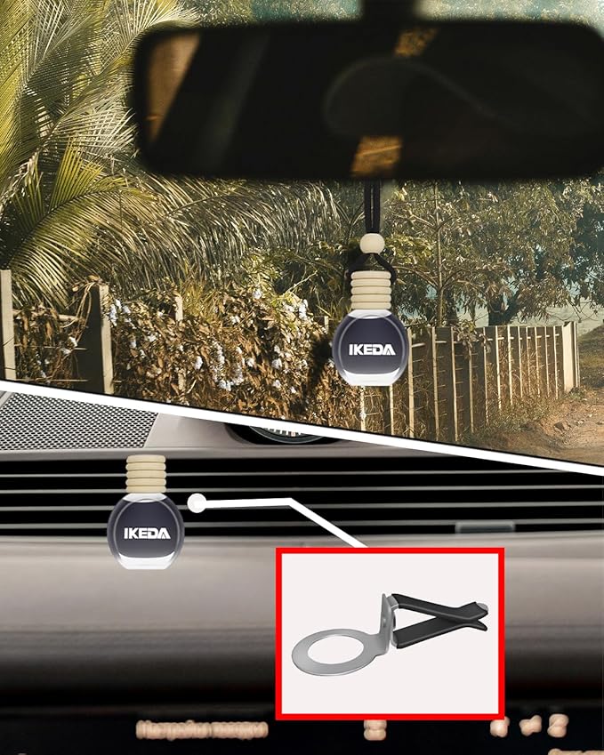 Car Air Freshener3pcs Car Deodorizer Long-Lasting Nature ScentPowered Aroma Automotive Hanging Decor for HomeAutoWomenMen