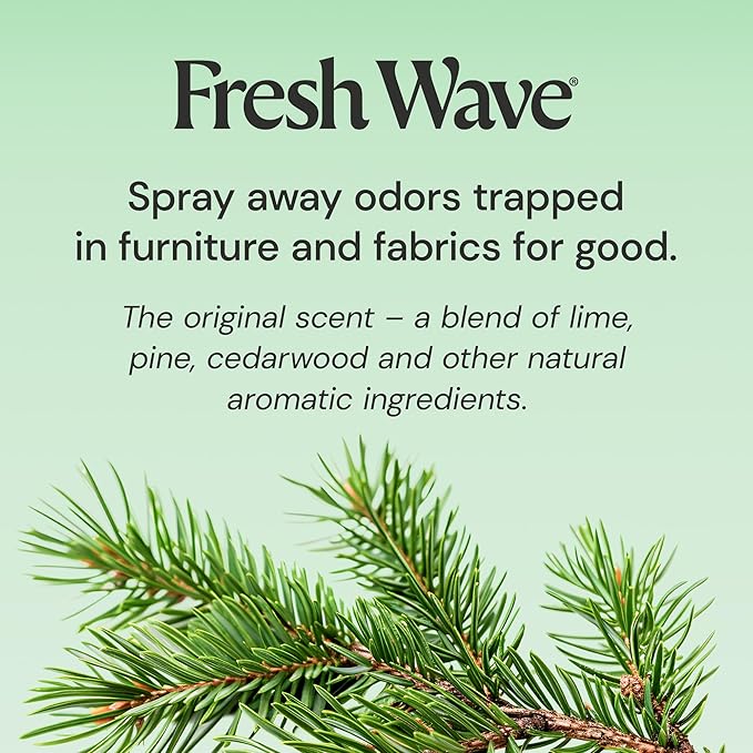 Fresh Wave Original Scent Odor Eliminator Spray &amp Air Freshener 24 fl. oz. | Odor Absorber for Home Furniture Fabrics &amp Trash | Safer Odor Relief