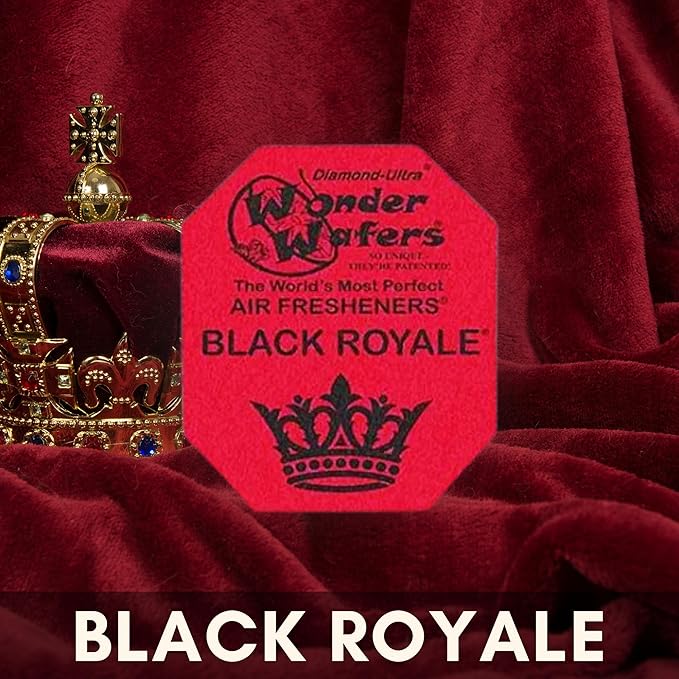 Wonder Wafers 75 count Air Fresheners Individually Wrapped Black Royale Fragrance