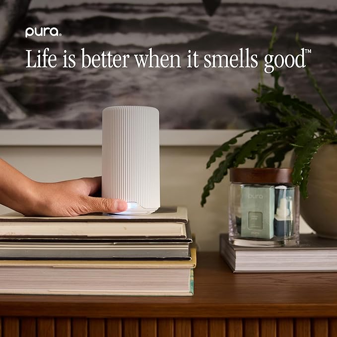 Pura &amp The Met Home Scent Refill - Smart Home Air Diffuser Fragrance - Provides Hours of Luxury Fragrance - Household Essential - Clean &amp Safe Diffuser - Single Refill Swiss Pine &amp Eucaly