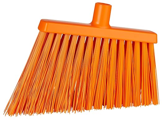 Vikan - 29147 12 Angle Broom- Extra Stiff Orange