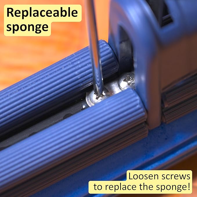 OneTouch GO! Floor Cleaner Floor Mops Sponge Mops Mop with Wringing Function (Cleanow OneTouch GO! Mop + 2 Refills)