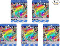 5PCS Car Air Freshener Hanging Personalized Double Sided Urban Graffiti Car Fresheners Long Lasting New Cars Scents Cute Automotive Freshies for Closets Drawers (tea)