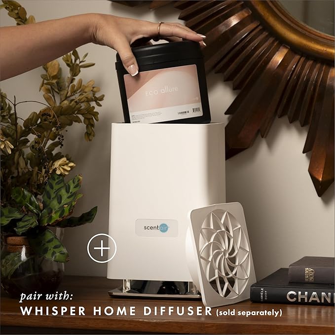 ScentAir Whisper Home Monthly Plug-in Refill Fragrance Cartridge for Home and Office ECO Allure