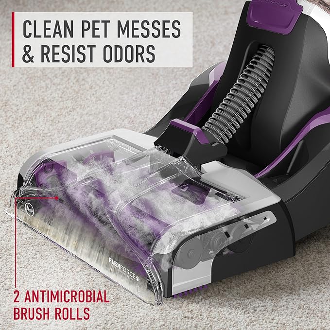 Hoover SmartWash Pet Automatic Carpet Cleaner Machine with Spot Chaser Wand Deep Cleaning Carpet Shampooer Machine Pair with a Hoover Carpet Cleaner Solution for a Bright Refreshed Home