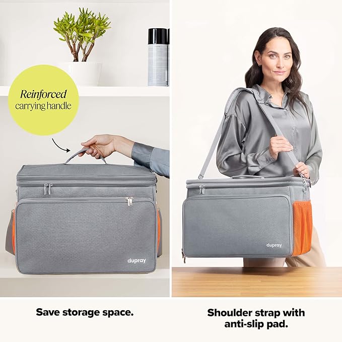 Dupray The Awesome Bag for Neat &amp Neat Plus Steam Cleaners Adjustable Storage &amp Carrying Case Durable Polyester with Shoulder Strap and Top Handle