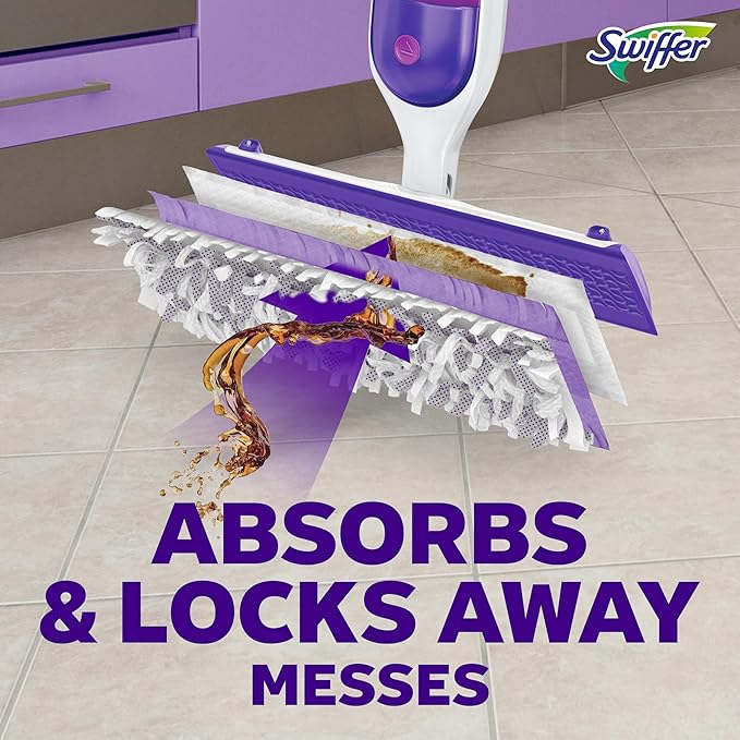 Swiffer PowerMop Multi-Surface Mopping Pad Refills Made by Swiffer for Floor Cleaning 11 Count (Pack of 3)