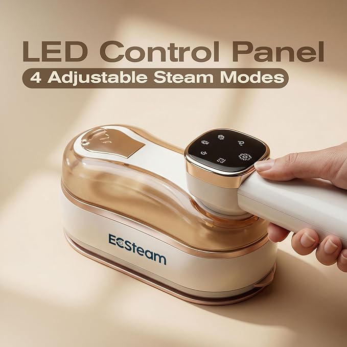 Steamer for Clothes &amp Iron 2 in 1 Portable Clothes Steamer Handheld &amp Travel Steam Iron for Clothes 1200W 20s Fast Heat-Up Foldable Design 180ml Tank 23 Min Steam 120V Wrinkle Remover