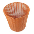 Woven Storage Basket for Home Organization Multi-Functional Imitation Rattan Wastebasket for Bedroom and Kitchen Decorative and Practical Trash for Family and Friends
