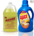 La's Totally Awesome 128oz Cleaner &amp Ajax 134oz SBG Linen &amp Lemon Laundry Detergent – Ultimate Home Cleaning &amp Stain Removal Combo for Multi-Surface &amp Laundry Freshness