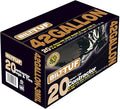 Contractor Trash Bags 42 Gallon Flat Cut Top Black 3.0 Mil 20 Count - Bilt-Tuf (Superior Strength)