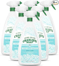Charlie's Soap Indoor &amp Outdoor Surface Cleaner (32 Fl. Oz. 6 Pack) Natural Outdoor Cleaning Spray – Safe for Indoor Use – Non-Toxic and Biodegradable