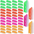 Eaasty 48 Pack Cleaning Brush Scrub Brush with Comfortable Grip Stiff Bristles Dish Scrub Brush Kitchen Scrub Brush Household Carpet Brush for Bathroom Shower Sink Floor Bathtub Tile 4 Colors