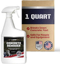 Heavy Concrete Remover – Dried Concrete &amp Cement Dissolver (Non-Corrosive Biodegradable Acid Alternative) Safe on Equipment 1-Quart Spray
