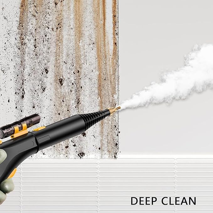 Handheld Steam Cleaner with 1000ml Tank 2500W High Pressure Steamer for Cleaning 3bar Portable Steam Cleaning