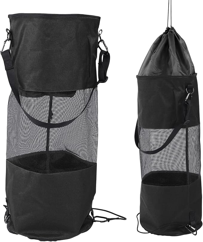 GLOGLOW Convenient Boat Trash Bag Lightweight Oxford Cloth Easy Garbage Disposal Ideal for Boating and Outdoor Activities Olive Green Size Inches