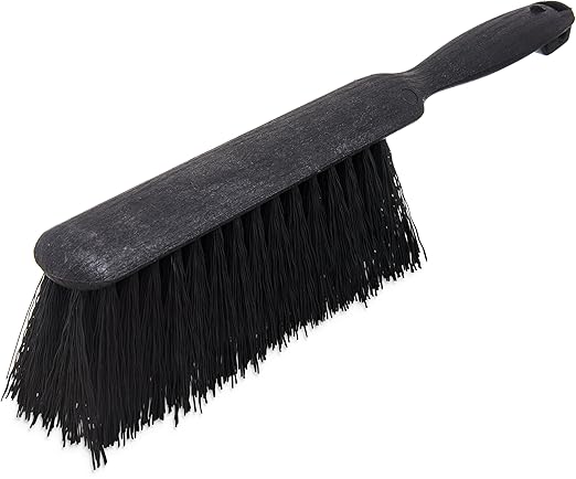 SPARTA Flo-Pac Counter Bench Brush Bench Brush Counter Brush with Polypropylene Block for Cleaning 8 Inches Black (Pack of 12)