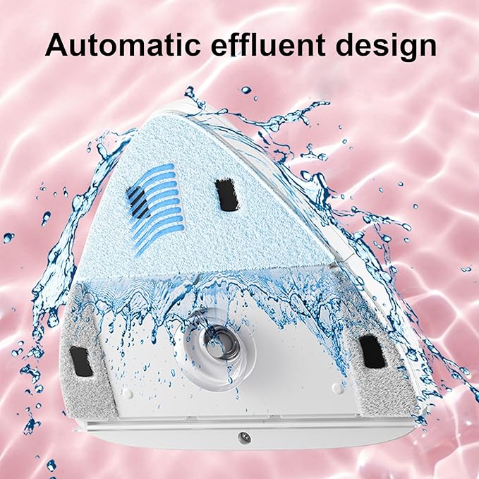 Double Sided Window Cleaner Cleaner Brush Glass Window Cleaning Wipers For High-Rises Double Glazings