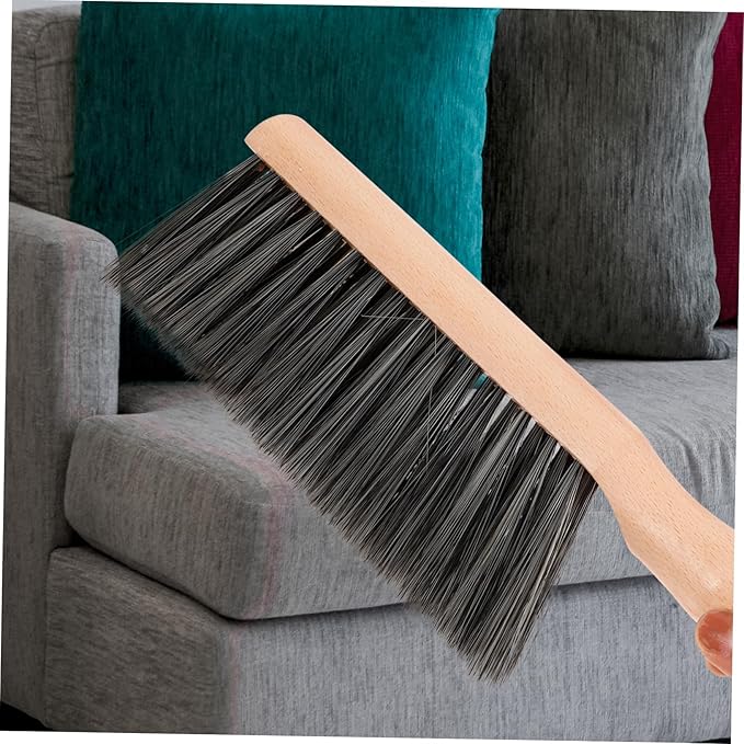NOLITOY 3pcs Fireplace Hand Broom Soft Bristle Brush Duster Cleaning Tool Bench Brush