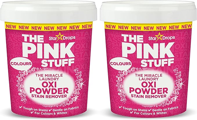 Stardrops - The Pink Stuff - The Miracle Laundry Oxi Powder Stain Remover For Color's Bundle (2 Color's Powder) (PS2LC)