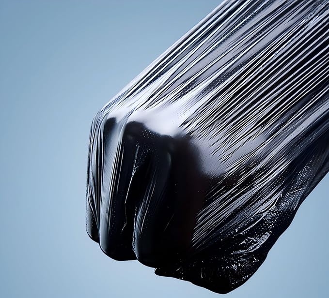 SuperValue 6-10 Gallon Trash Bags | 150 Count Bulk | Tall Kitchen | Can Liners | black Multi-Use Garbage BagsThickened garbage bags20 x 24 inch 50cm x 60cm