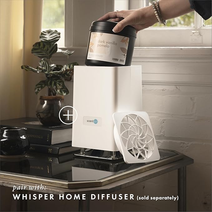 ScentAir Whisper Home Monthly Plug-in Refill Fragrance Cartridge for Home and Office Dark Vanilla Pomelo