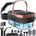 Steam Cleaner 6-Level Adjustable Steam 15s Heat-Up 1250ML Tank 7ft Extended Hose Portable Steamer for Cleaning with 18 pcs Accessories for Home for Dirt Grease Grout Tile Floor Car