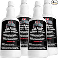 Food Safe Pro-Grade Grill &amp Oven Cleaner 4 x 32 Oz Ultra Strong Cleaning Liquid Dissolves Baked-On Grease &amp Carbon. Perfect for Your Cast Iron Cooktop Stainless Steel Flat Top Fryer