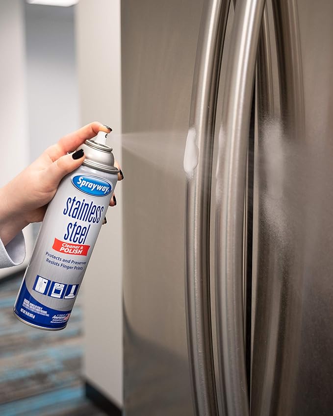 Sprayway SW148R Water-Based Stainless Steel Cleaner 15 oz. (Pack of 2)