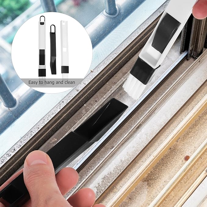 Mobestech 20 Pcs Brush Window Track Window Window Blinds Window Washing Kit Blind Keyboard Sunroof Cleaning Tools Duster Plastic Klinko