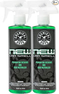 Chemical Guys New Car Smell Air Freshener and Premium Odor Eliminator Refreshes &amp Neutralizes Odors Great Car Fresheners for Trucks SUVs RVs and More - 16 Fl Oz (Pack of 2)