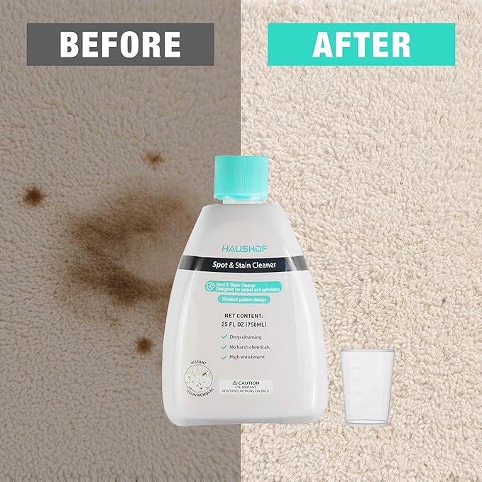 Carpet &amp Upholstery Cleaner &amp Stain Cleaner – Deep Cleaning Combo for Stains &amp Odors