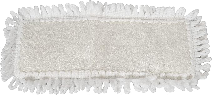 Harper Live.Love.Clean. Bamboo 2-in-1 Smooth Surface Wet/Dry Dust Mop with (2) Washable Wraparound Pads for Cleaning Dust Pet Hair &amp Fine Dry Dirt