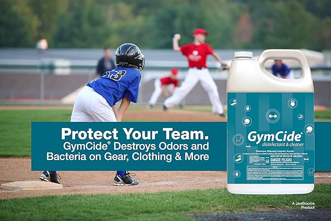 GymCide Disinfectant 1 Step Sports Equipment Concentrated Cleaner Deodorizer Kills 99.9% of Germs and Eliminates Odors (Each)…