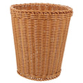 Elegant Woven Storage Container Plastic Sundries Basket Multi-Function Woven Trash Basket for Home Decor