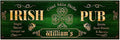 THUYPT Personalized Irish Bar Mat Dish Drying Mat for Irish Pub St Patrick's Day Decor Bar Shamrock Spill Mat Kitchen Counter Accessories Home Bar Decor St Patrick's Day (04)