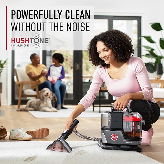 Hoover ONEPWR CleanSlate Cordless Portable Carpet &amp Upholstery Spot Cleaner Machine Stain Remover Auto and Car Detailer BH14000V + 64 oz Auto Portable Solution Fresh Scent AH31718