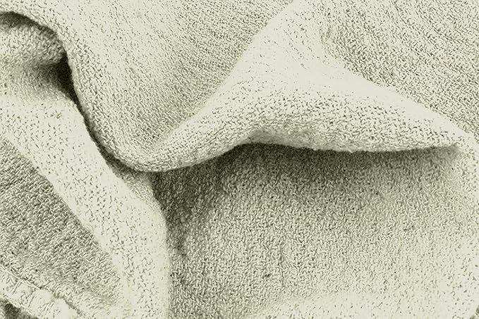 Avalon Towels Cotton Shop Rags – (Pack of 150) Size 12x14 Inches Cleaning Rags – Absorbent Shop Towels and Multipurpose Cleaning Towels for Automobiles Industries Garage and Homes (Natural)