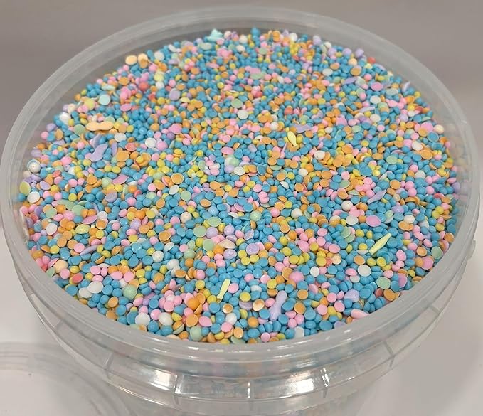 Scented Laundry Beads Clean Fresh Fragrance 5 Pounds Bulk Container Long-Lasting Fabric Deodorizer