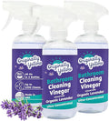 Originally Yellow Lavender Bathroom Cleaner Spray | Powered by Natural Vinegar &amp Infused with Lemon | Multipurpose Kitchen Cleaner Works on Tile Wood Granite &amp Marble 3 Pack