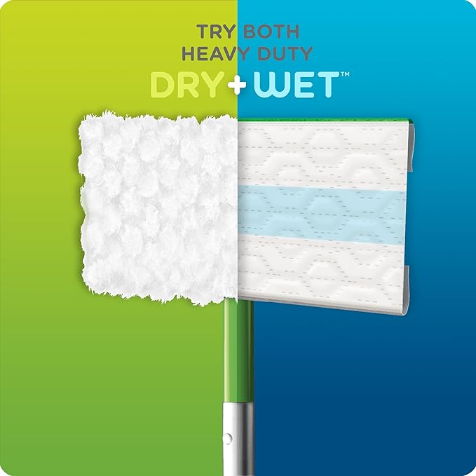 Swiffer 92815 Sweeper® Dry &amp Wet Floor Mop Starter Kit