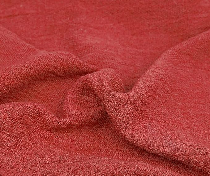 Cotton Shop Towels Red – (Pack of 150) Size 14x14 Inches Cleaning Rags – Absorbent Shop Rags and Multipurpose Cleaning Towels for Automobiles Industries Garage and Homes