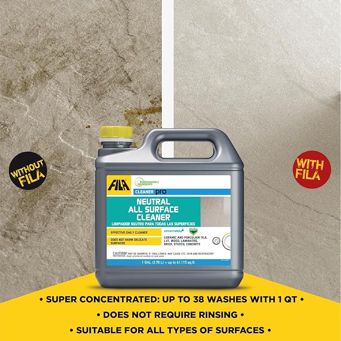 FILA Surface Care solutions CLEANER PRO Neutral All Surface Cleaner 1 Gallon