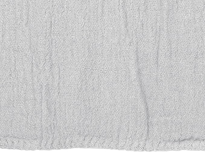 Detailer's Preference Absorbent Cotton Shop Towels Reusable Cleaning Rags for Auto Garage Home Kitchen Industrial Use Wipe Spills Grease Oil Grime Dirt &amp More 11x12 50-Pack White