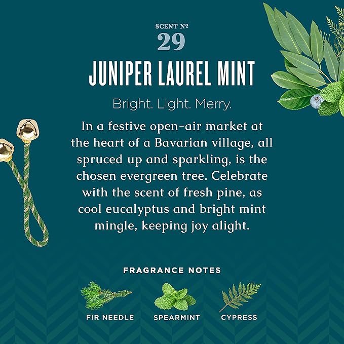 Caldrea Linen and Room Spray Air Freshener Made with Essential Oils Plant Derived Ingredients Juniper Laurel Mint Scent 16 oz